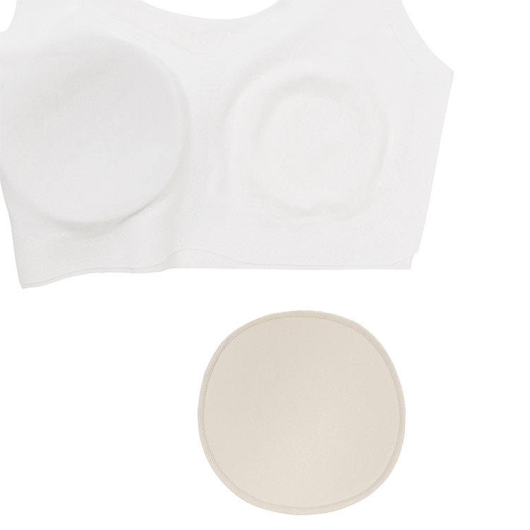 G068N-Top|トリンプ スロギー ゼロフィール 綿混 カップ付きハーフトップ S/M/L/LL