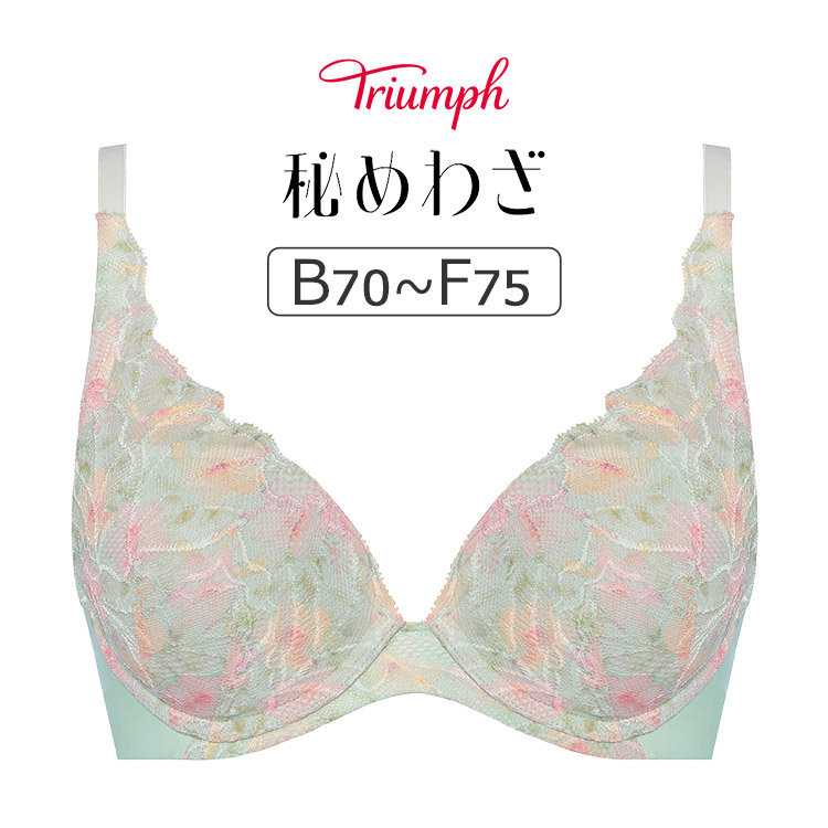 TR628WHU｜トリンプ 秘めわざ TR628シリーズ コンフォートワイヤー ブラジャー単品 BCDEFカップ  アンダー65/70/75/80cm