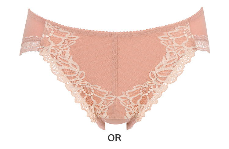 PRA133|ワコール リボンブラ 脇すっきり BRB433シリーズ スタンダードショーツ M/L/LL/3L