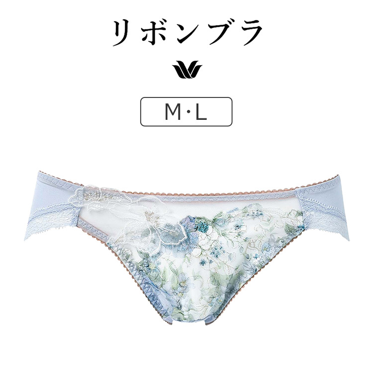 PXB190｜ワコール リボンブラ 胸もとフィットながもち BXB490シリーズ スタンダードショーツ M/L