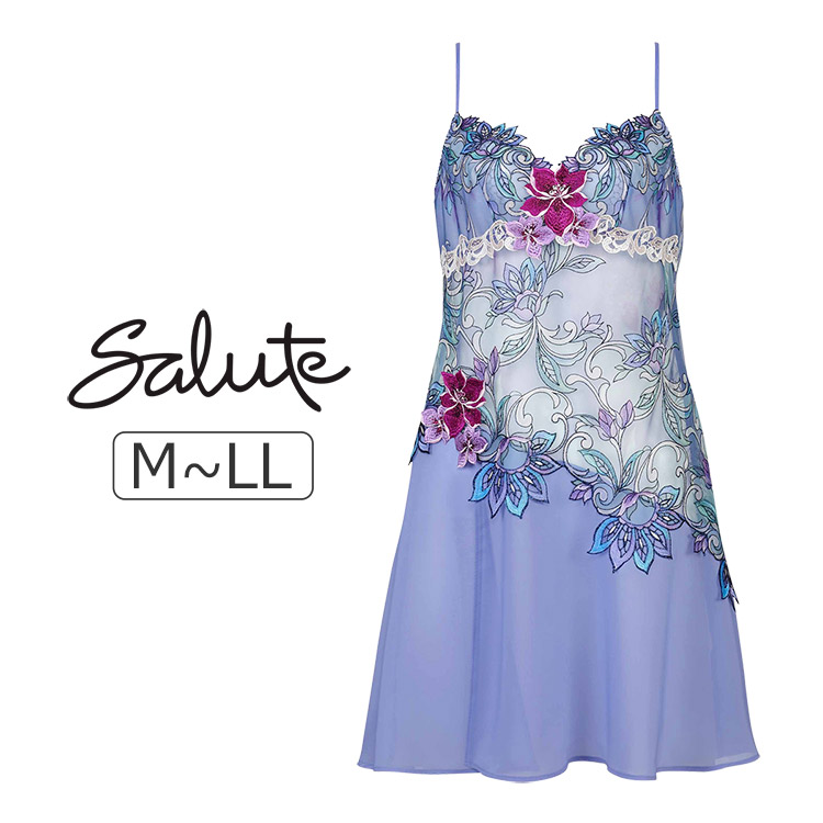 STJ280｜ワコール サルート 80グループ 80G スリップ M/L/LL