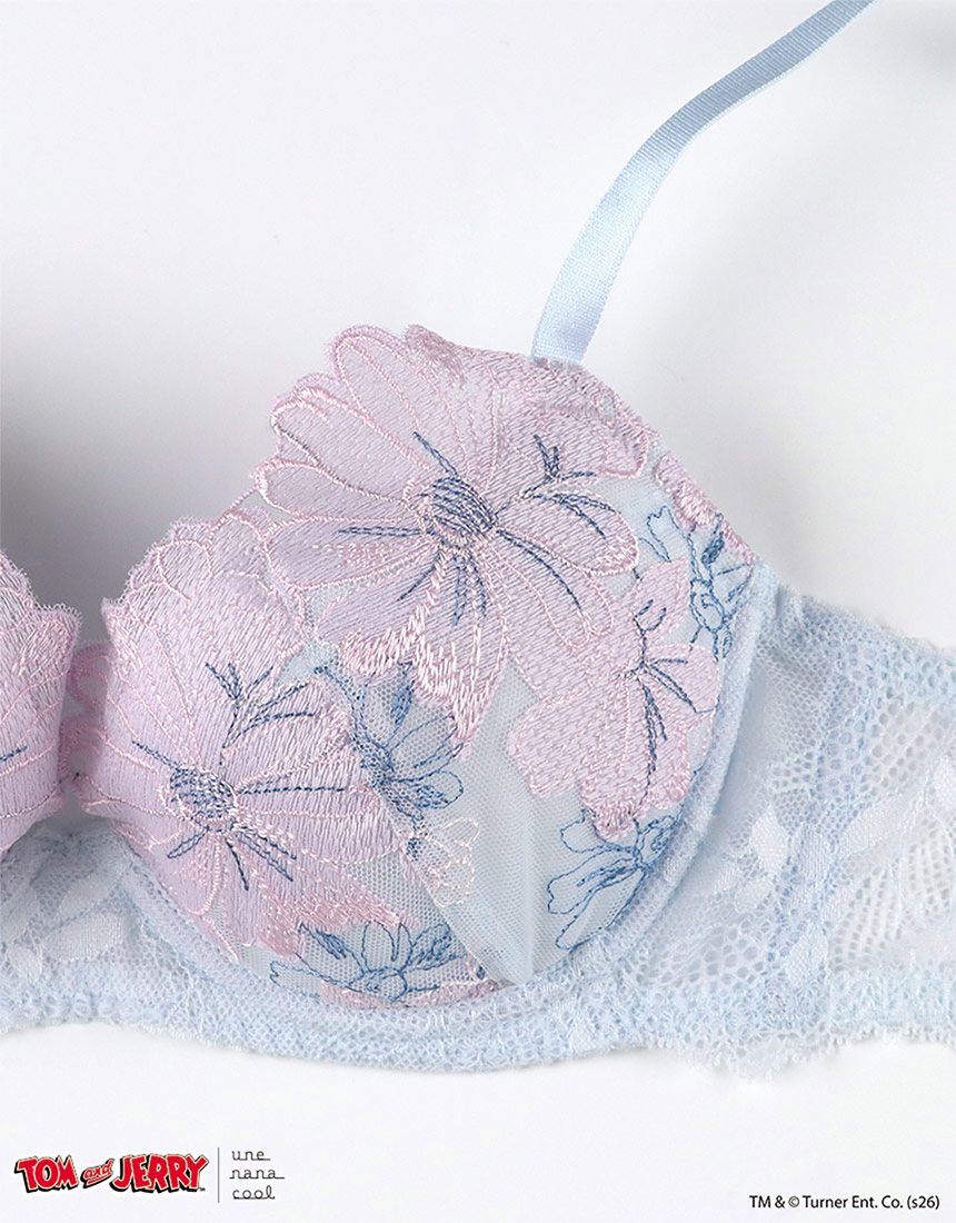 BUN215|ウンナナクール une nana cool トムとジェリー × une nana cool ブラジャー単品 BCDEFカップ アンダー 65/70/75cm