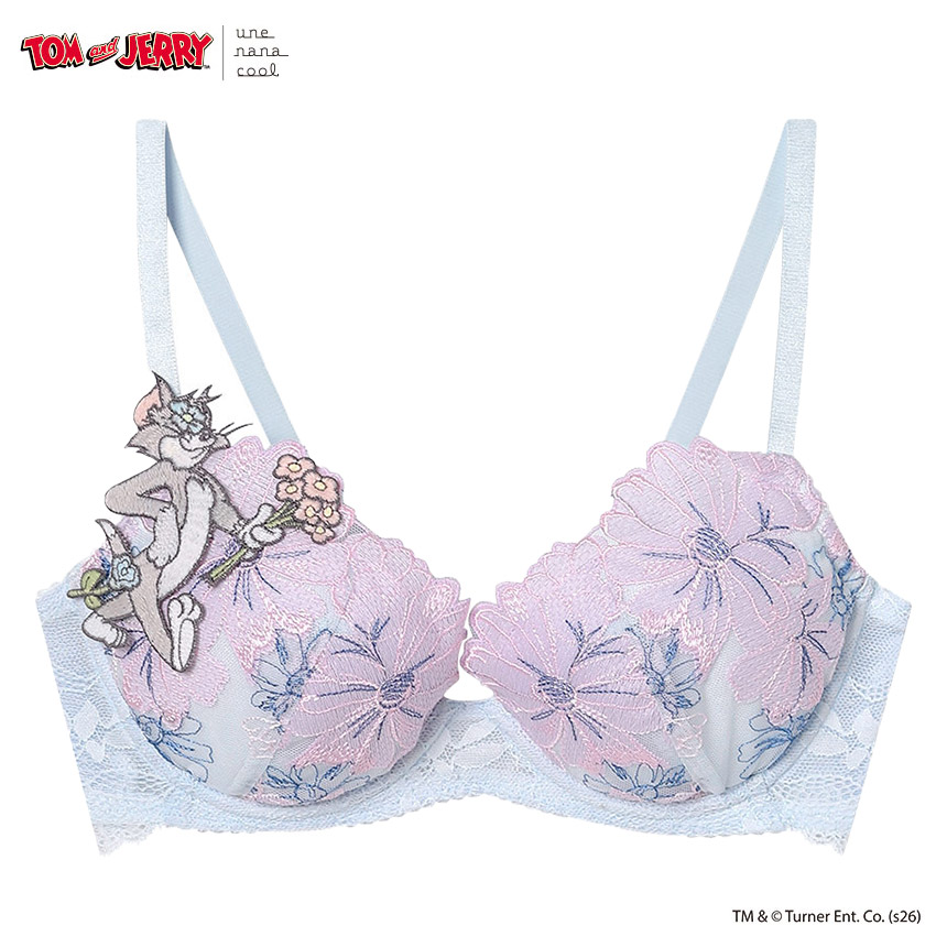 BUN215|ウンナナクール une nana cool トムとジェリー × une nana cool ブラジャー単品 BCDEFカップ アンダー 65/70/75cm