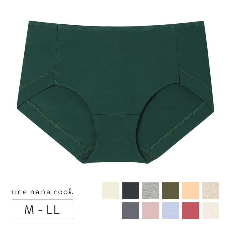 JF2735｜ウンナナクール une nana cool 綿たっぷりショーツ スタンダードショーツ M/L/L