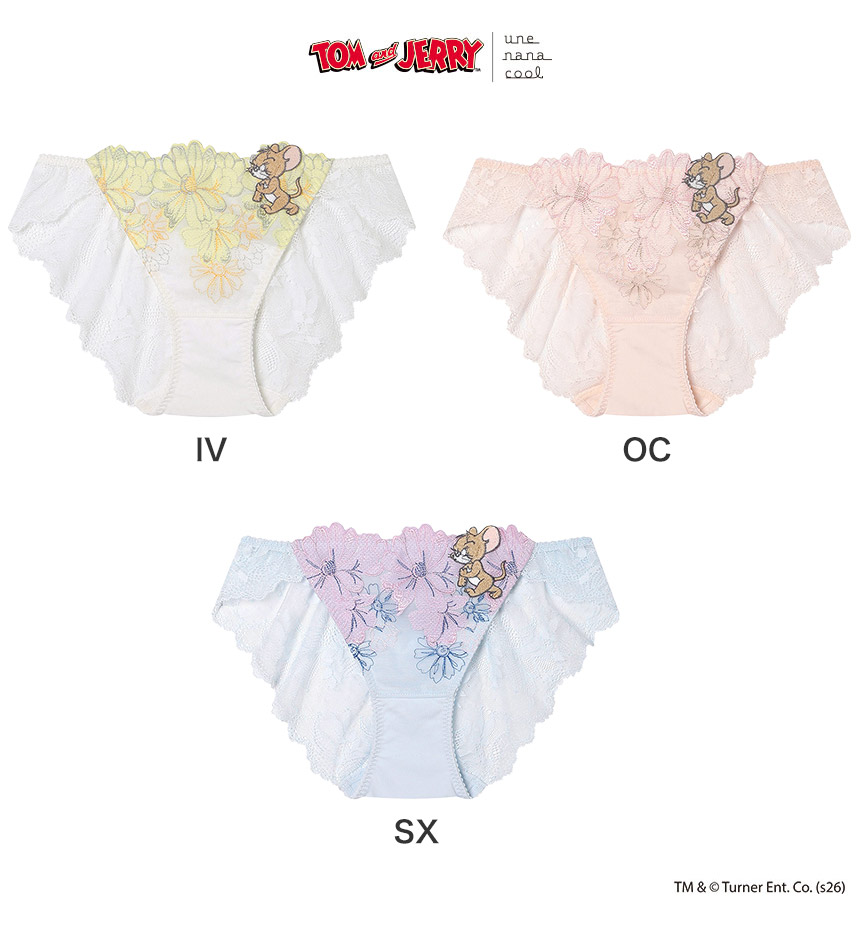 PUN215|ウンナナクール une nana cool トムとジェリー × une nana cool スタンダードショーツ M/L