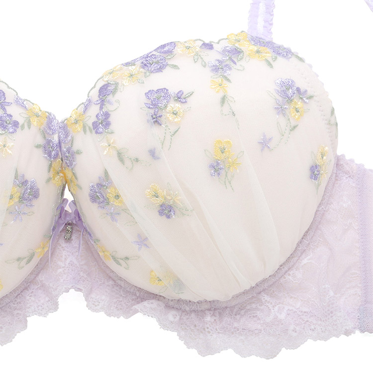 25-58521|ナルエー ラプン・フルール 25-58521シリーズ ブラジャー単品 グラマアップ GHIカップ アンダー65/70/75/80/85cm