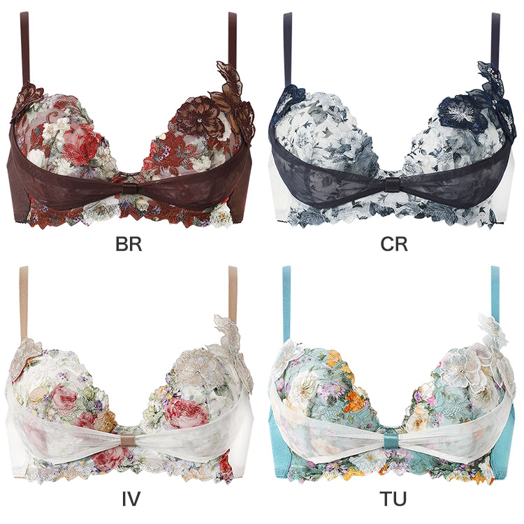 BXB490|ワコール リボンブラ 胸もとフィットながもち BXB490シリーズ ブラジャー単品 BCDEFGカップ アンダー65/70/75cm