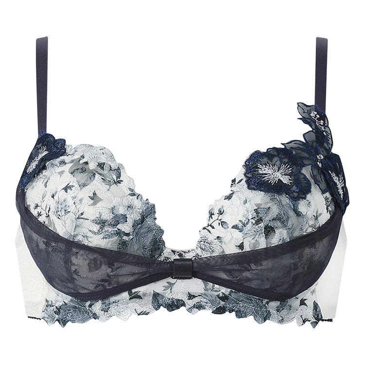 BXB490|ワコール リボンブラ 胸もとフィットながもち BXB490シリーズ ブラジャー単品 BCDEFGカップ アンダー65/70/75cm