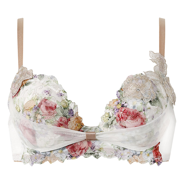 BXB490|ワコール リボンブラ 胸もとフィットながもち BXB490シリーズ ブラジャー単品 BCDEFGカップ アンダー65/70/75cm