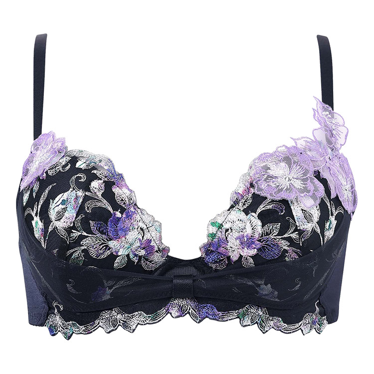 BXB490|ワコール リボンブラ 胸もとフィットながもち BXB490シリーズ ブラジャー単品 BCDEFGカップ アンダー65/70/75cm