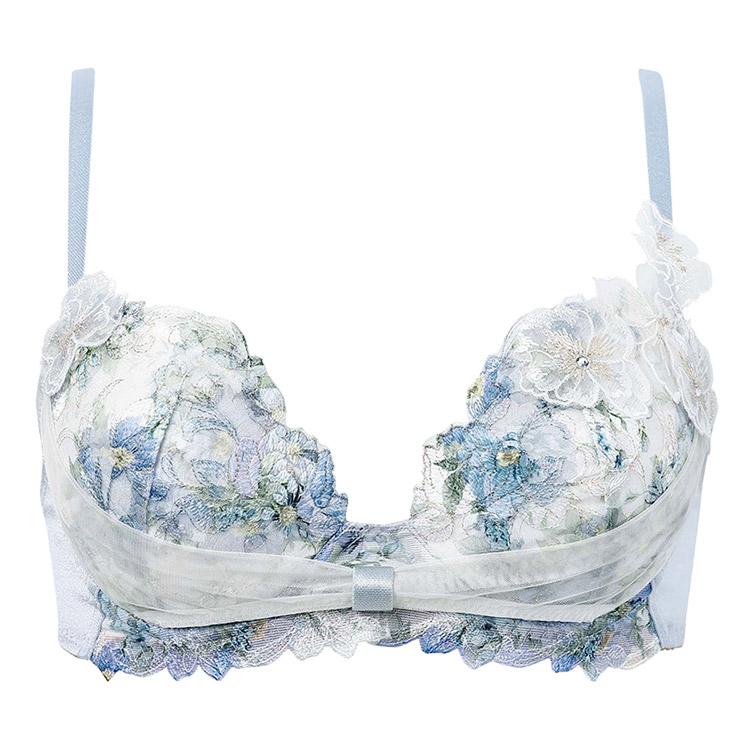 BXB490|ワコール リボンブラ 胸もとフィットながもち BXB490シリーズ ブラジャー単品 BCDEFGカップ アンダー65/70/75cm