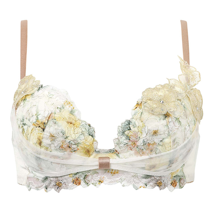 BXB490|ワコール リボンブラ 胸もとフィットながもち BXB490シリーズ ブラジャー単品 BCDEFGカップ アンダー65/70/75cm