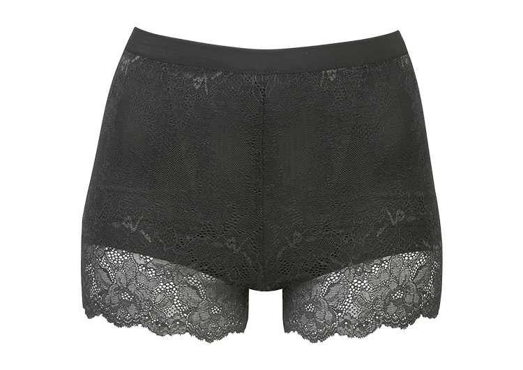 GRC630|ワコール ボディサポートパンツ +PANTS ショートガードル レーシィタイプ ジャストウエスト ショート丈 S/M/L/LL