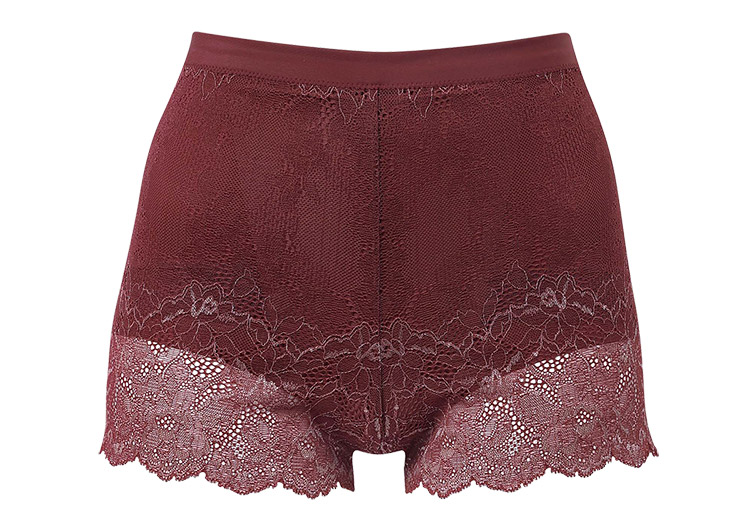 GRC630|ワコール ボディサポートパンツ +PANTS ショートガードル レーシィタイプ ジャストウエスト ショート丈 S/M/L/LL