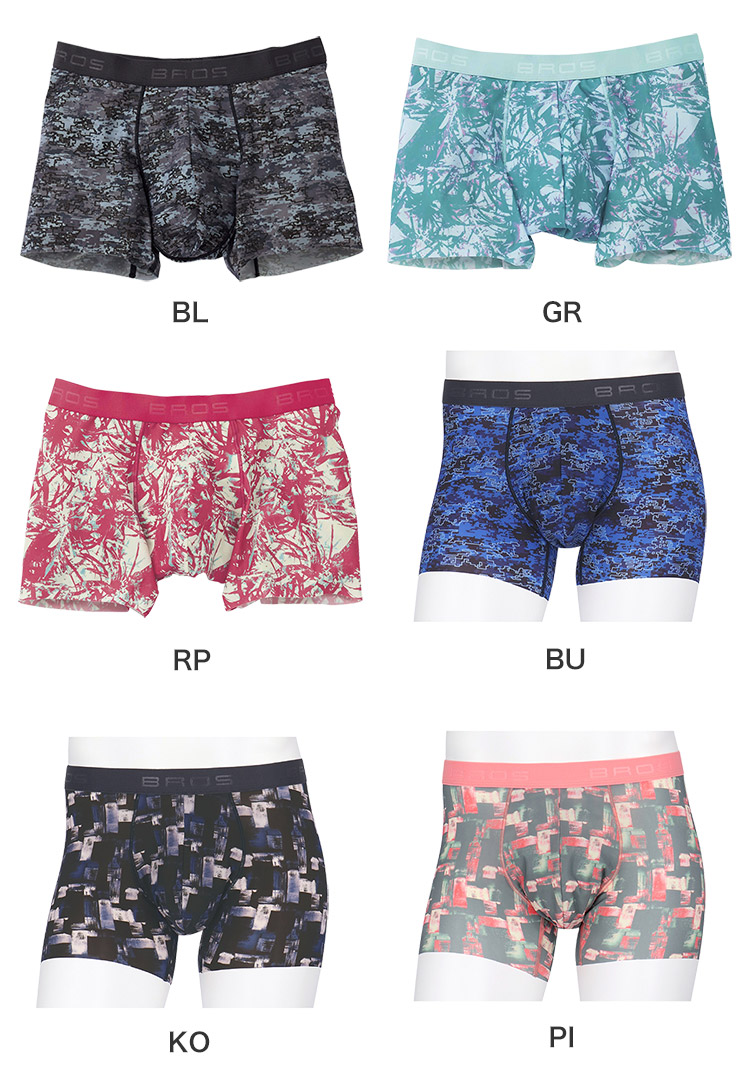 GT3371|ワコール ブロス BROS ボクサーパンツ メンズ 前閉じ ノーマル丈 S/M/L/LL/3L