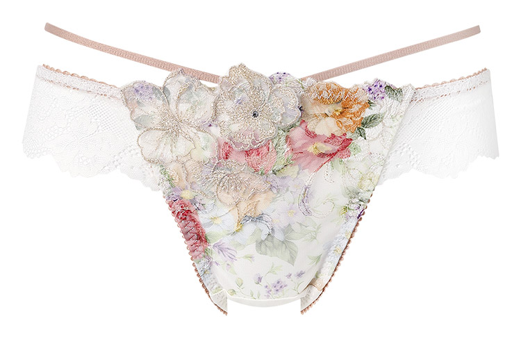 PXB490|ワコール リボンブラ 胸もとフィットながもち BXB490シリーズ Tバックショーツ M