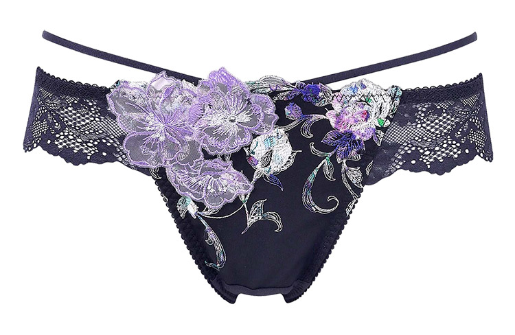 PXB490|ワコール リボンブラ 胸もとフィットながもち BXB490シリーズ Tバックショーツ M