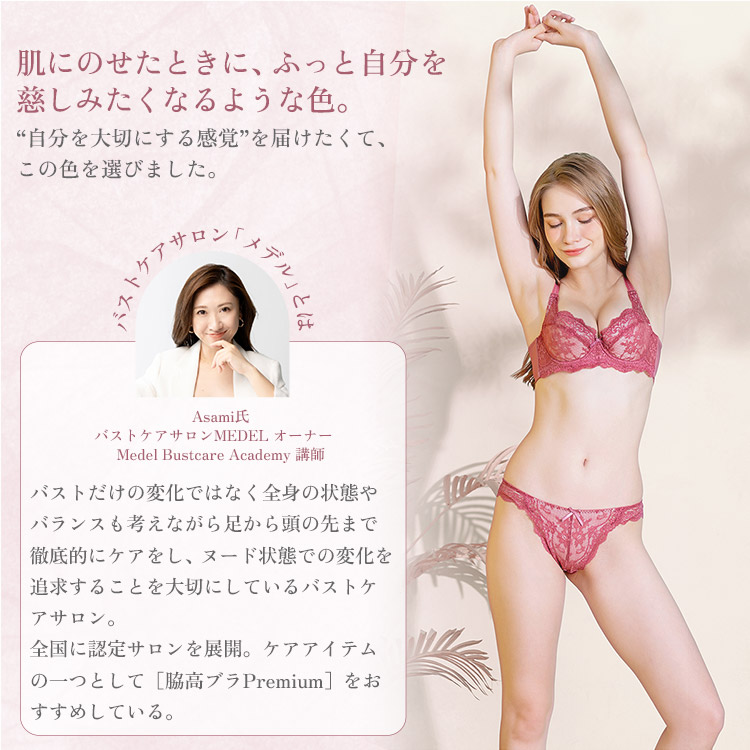 TBT002A|アンテシュクレ intesucre レベッカ 脇高ブラ Premium ブラジャー単品 ふっくらデコルテメイク ABCDEFGHIJKカップ アンダー60/65/70/75/80/85cm