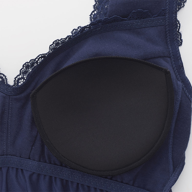 TIK004|アンテシュクレ intesucre 脇高お部屋ブラ ペア パッド入りキャミソール S/M/L/LL/3L