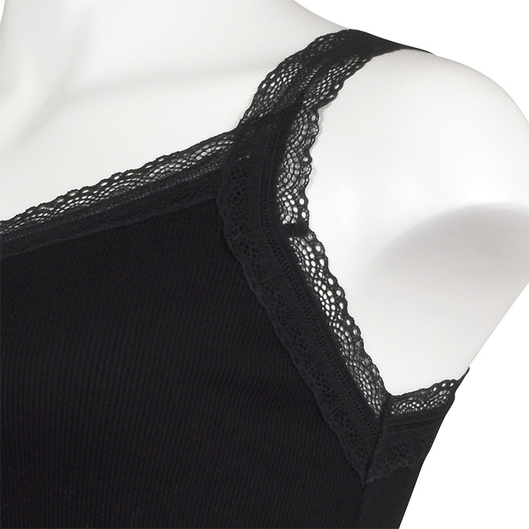 TIK102|アンテシュクレ intesucre シンプルランジェリー 2WAYキャミ キャミソール M/L/LL/3L 日本製