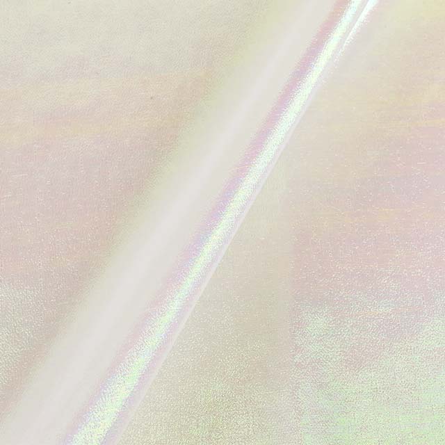 生地 パールオーガンジー(005) 1.ホワイト×玉虫カラー 10Bg10_