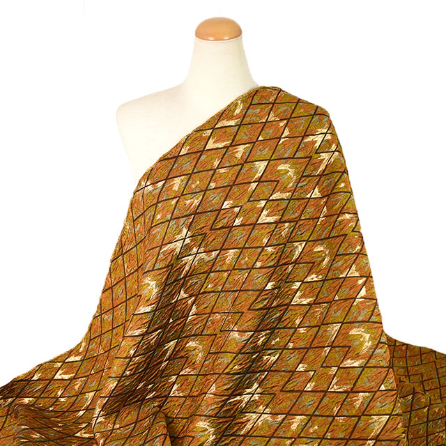 ジャガード生地 ダイヤモンドクロス(007212APR107AA) 1.ブラウン 10Aa01_