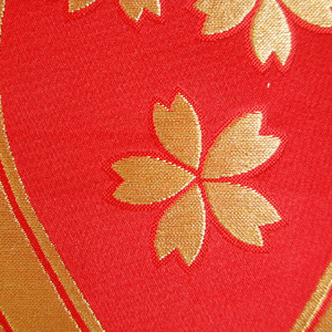 金襴生地 桂2号特上(013) 3.桜/赤 09Bh18_