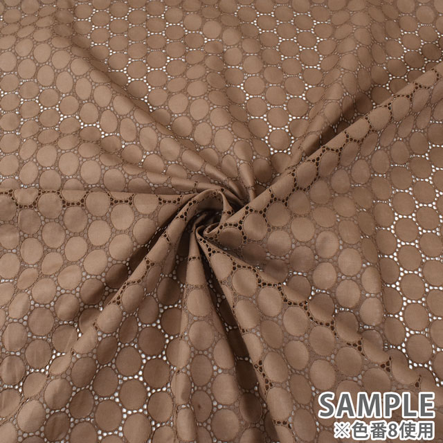 生地 綿レース サークル(0141042B) 1.白 10Ac04_