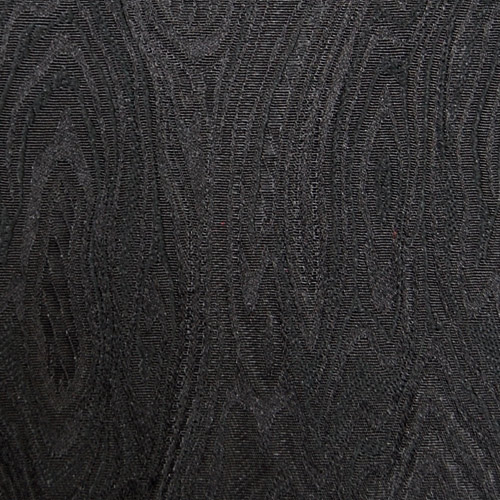 生地 モアレブロケード(028-137) 12.黒 10Aa05_