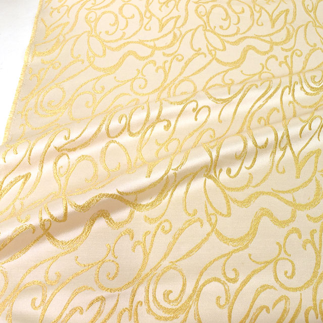 生地 スモークジャガード(028-V9800) 8.ゴールド 10Aa05_