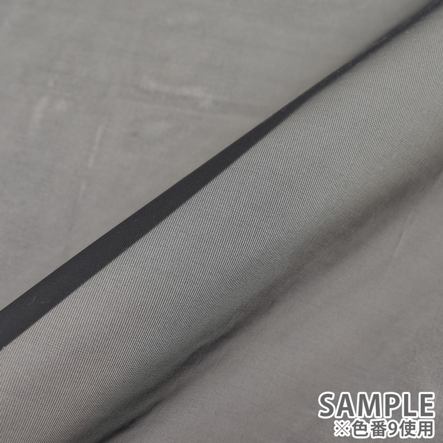 生地 広幅ナイロンシャー(030-3048) 9.ブラック 10Aa02_