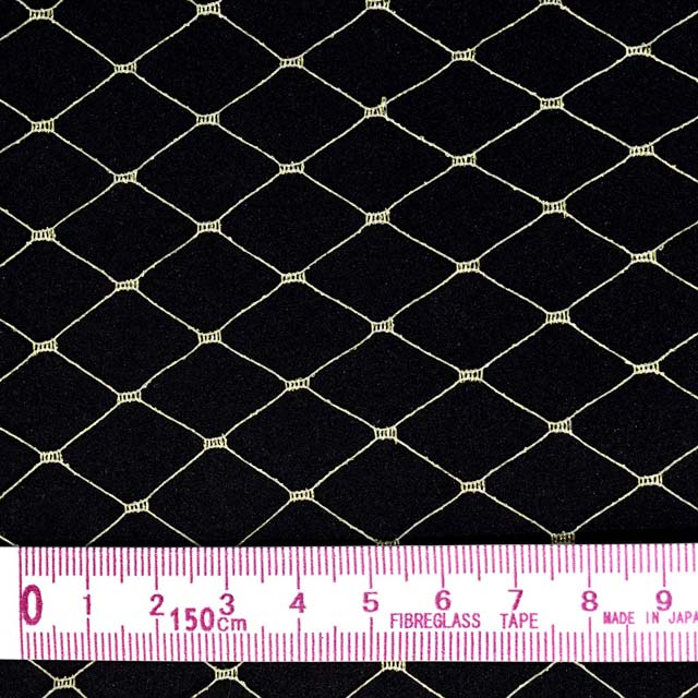 生地 ラメヘアーネット(035-3037) 1.KW(白)/ゴールド 10Ab03_