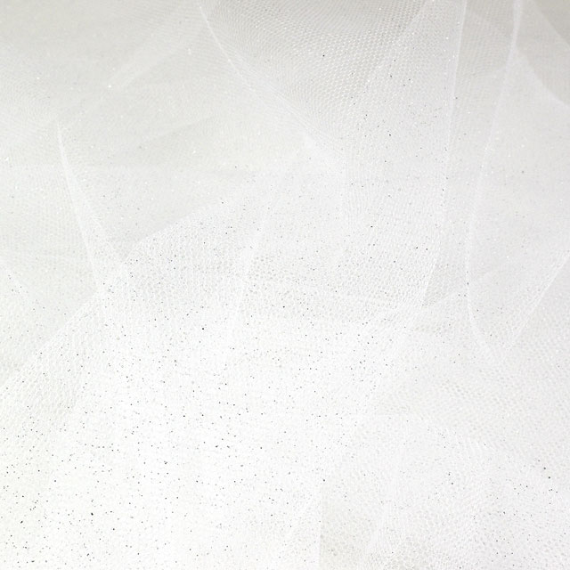 生地 スターリーベール(035-W1250S) 1.白×シルバーラメ 10Aa01_