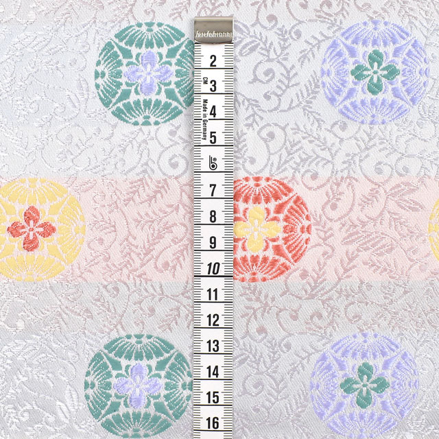 金襴生地 琳派名物裂 雅(1-9837) 白 09Bh18_