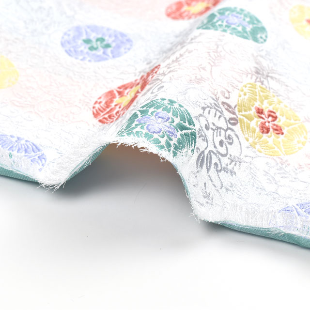 金襴生地 琳派名物裂 雅(1-9837) 白 09Bh18_