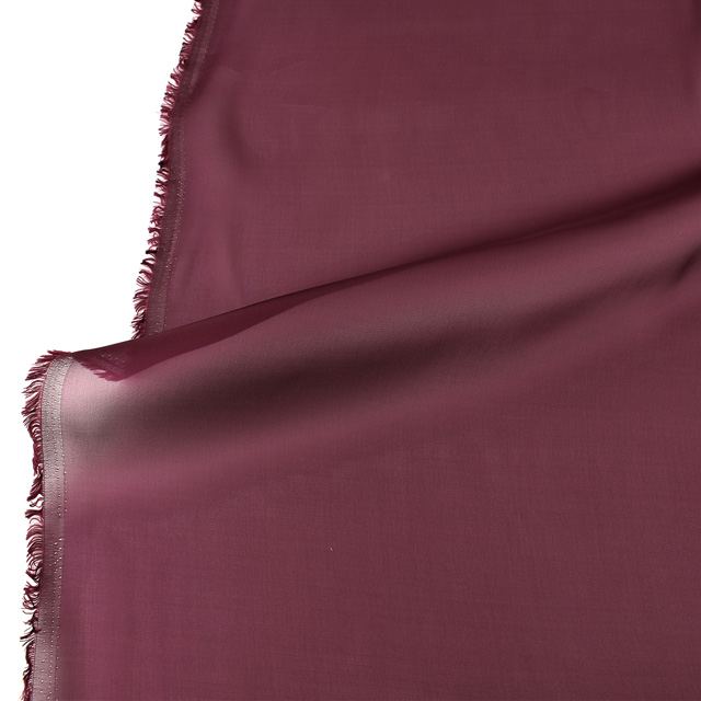 生地 シャンブレーサテンオーガンジー(100036) 10.エンジ 10Bg10_