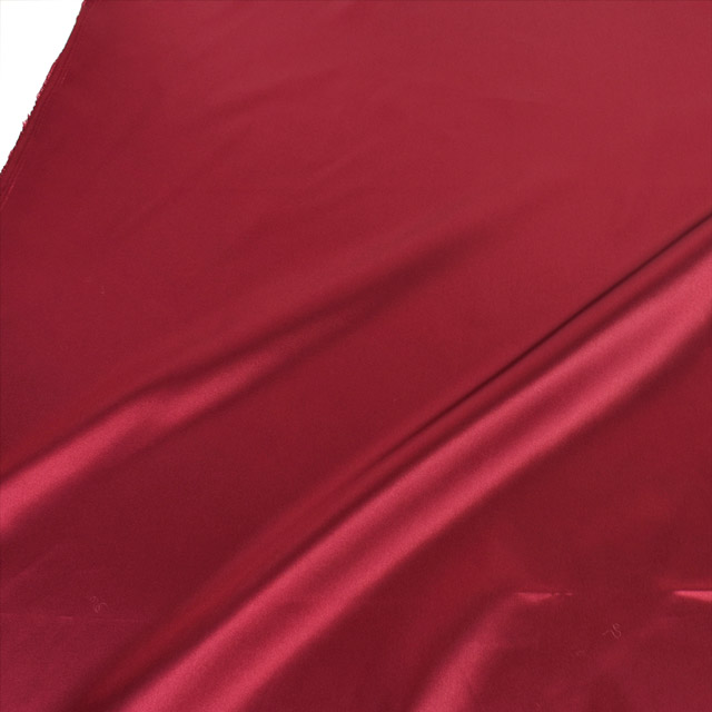 生地 ジェネラルサテン(100073) 17.ワインレッド 10Ae07_