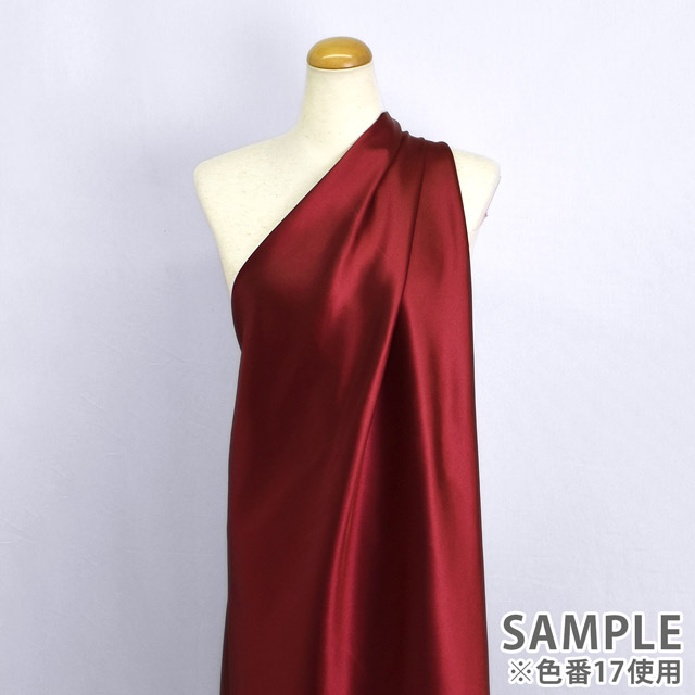 生地 ジェネラルサテン(100073) 1.白 10Ae07_