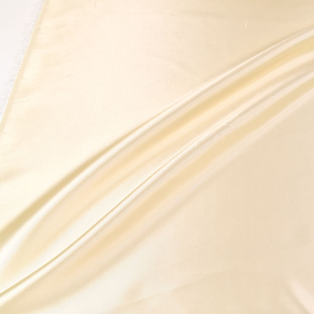 サテン生地 ミカドシャンブレー(100184) 1.クリーム 10Ae08_