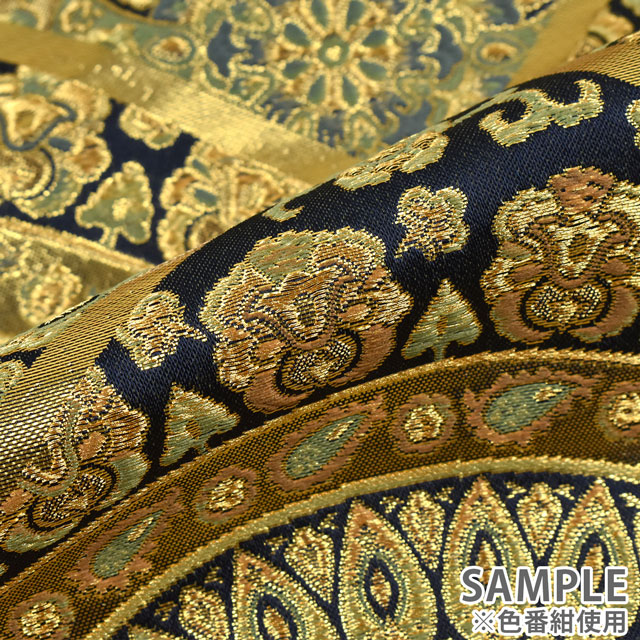 金襴生地 あすか胴入4号 万華鏡扇(1215-10870) 赤 09Bh18_