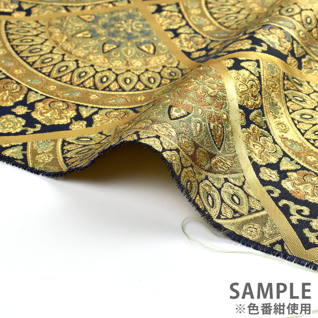 金襴生地 あすか胴入4号 万華鏡扇(1215-10870) 赤 09Bh18_