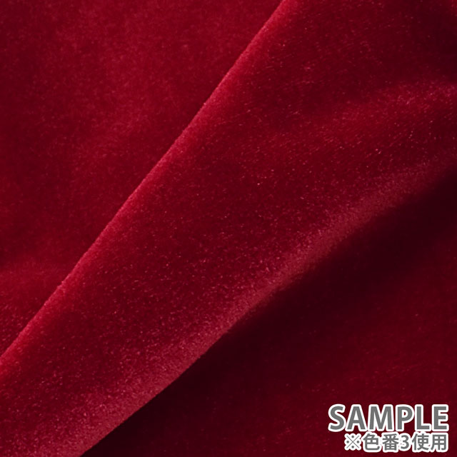 生地 2wayベロア(110027) 6.ワイン 10Bm18_