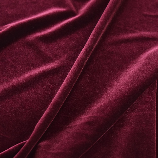 生地 2wayベロア(110027) 6.ワイン 10Bm18_