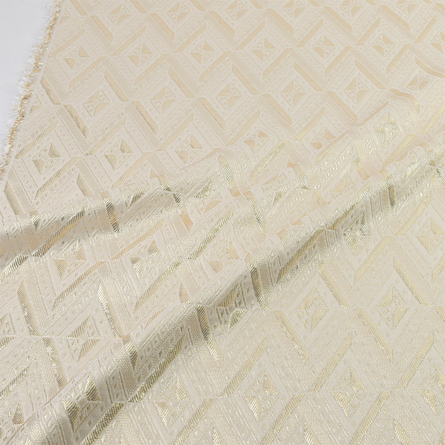 ジャガード生地 マスクル(1164) 1.ゴールド 10Aa05_