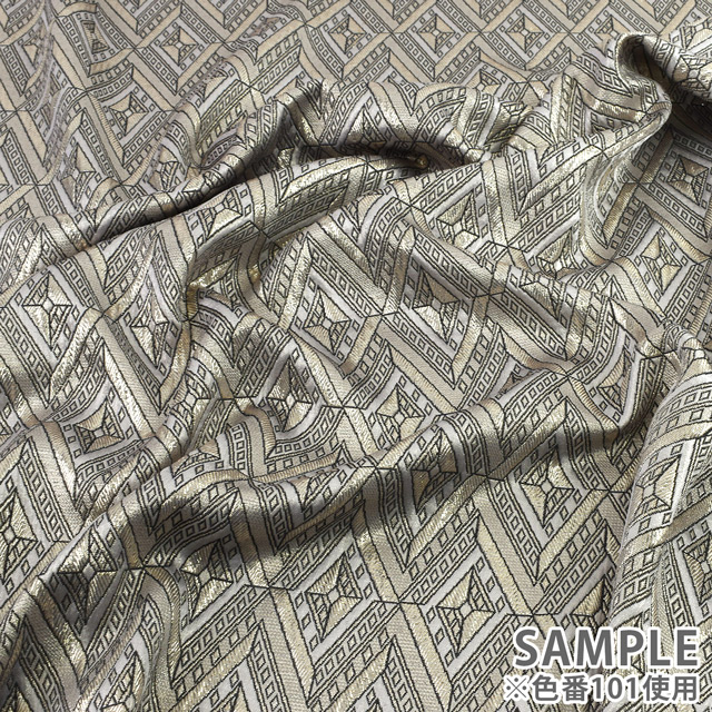 ジャガード生地 マスクル(1164) 99.ブラック 10Aa05_