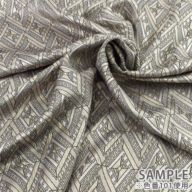 ジャガード生地 マスクル(1164) 99.ブラック 10Aa05_