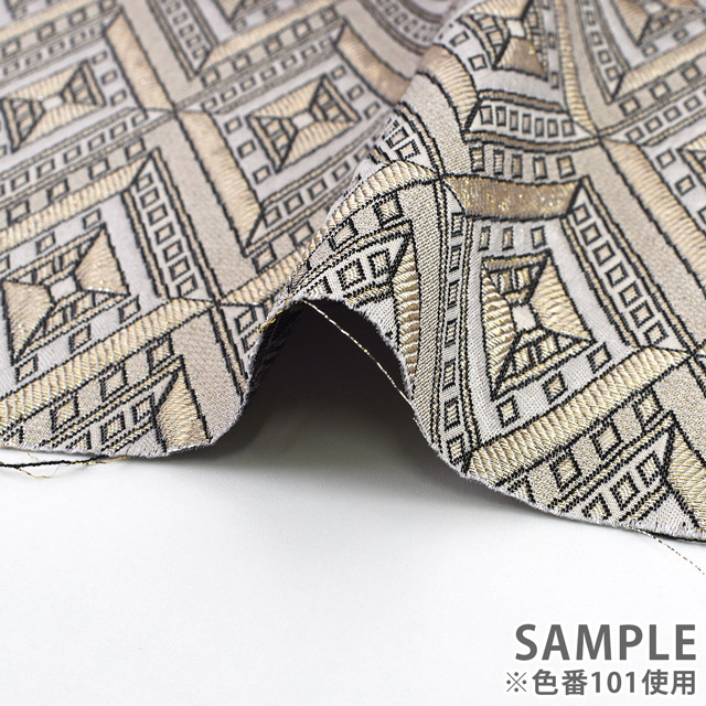 ジャガード生地 マスクル(1164) 99.ブラック 10Aa05_