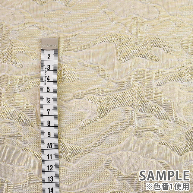 ジャガード生地 ブローデン(1166) 2.シルバー 10Aa05_