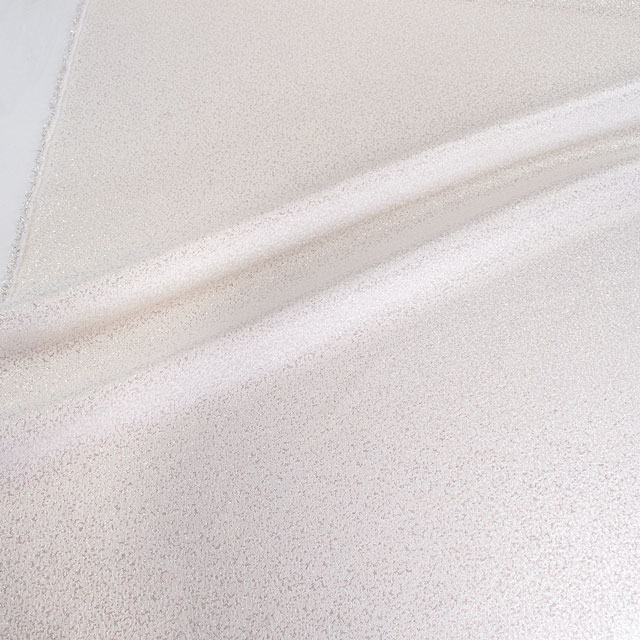 ジャガード生地 オレオール(1171) 1.白/シルバー 10Aa02_