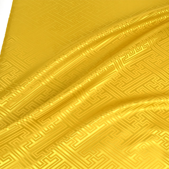 生地 ポリエステルジャガード サヤ型 大(120090) 12.ゴールド 09Bh18_